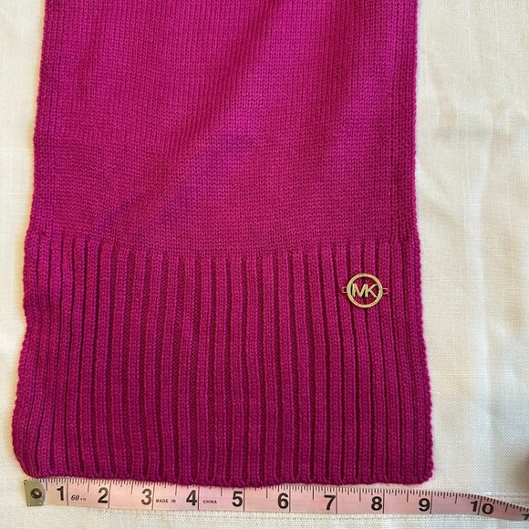 Michael Kors Hot Pink Scarf - Picture 3 of 4